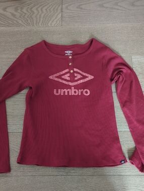 Brand New Without Tags Boys Size M (8-10) Umbro Long Sleeve Shirt